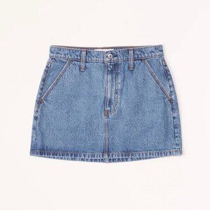 Abercrombie & Fitch Blue Denim Mini Skirt